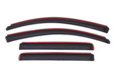 AVS - AVS 04-15 Nissan Titan Crew Cab Ventvisor In-Channel Front & Rear Window Deflectors 4pc - Smoke - Demon Performance