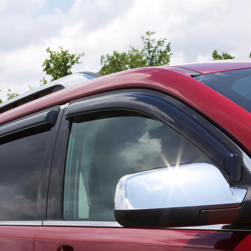AVS - AVS 04-15 Nissan Titan Crew Cab Ventvisor Outside Mount Window Deflectors 4pc - Smoke - Demon Performance
