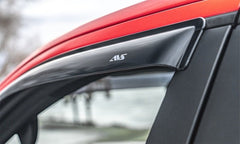AVS - AVS 04-15 Nissan Titan Crew Cab Ventvisor Outside Mount Window Deflectors 4pc - Smoke - Demon Performance