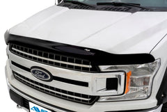 AVS - AVS 05-10 Jeep Grand Cherokee High Profile Bugflector II Hood Shield - Smoke - Demon Performance