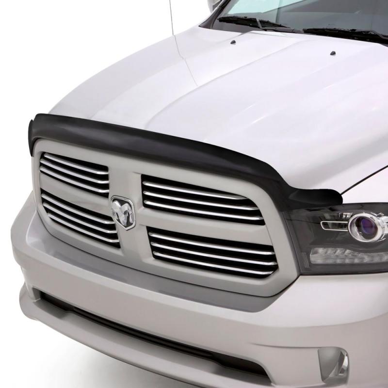 AVS - AVS 05-10 Jeep Grand Cherokee High Profile Bugflector II Hood Shield - Smoke - Demon Performance