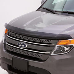 AVS - AVS 05-10 Jeep Grand Cherokee High Profile Bugflector II Hood Shield - Smoke - Demon Performance
