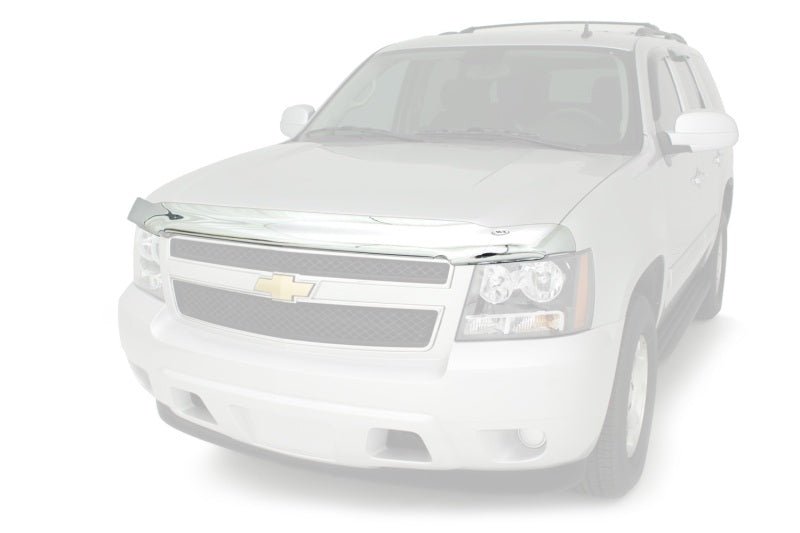 AVS - AVS 05-10 Jeep Grand Cherokee High Profile Hood Shield - Chrome - Demon Performance