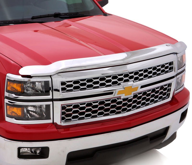 AVS - AVS 05-10 Jeep Grand Cherokee High Profile Hood Shield - Chrome - Demon Performance