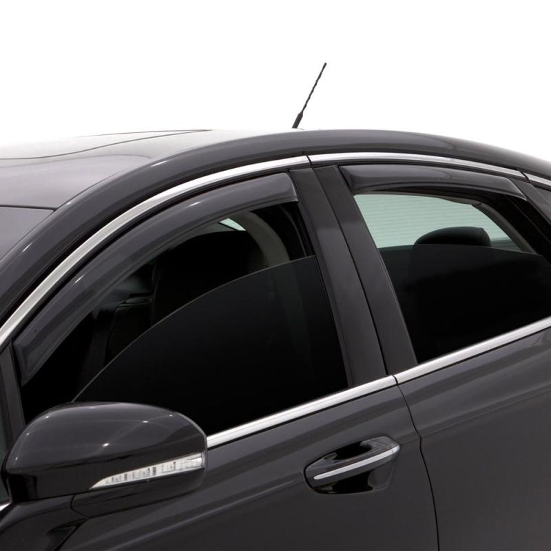 AVS - AVS 05-10 Jeep Grand Cherokee Ventvisor In-Channel Front & Rear Window Deflectors 4pc - Smoke - Demon Performance