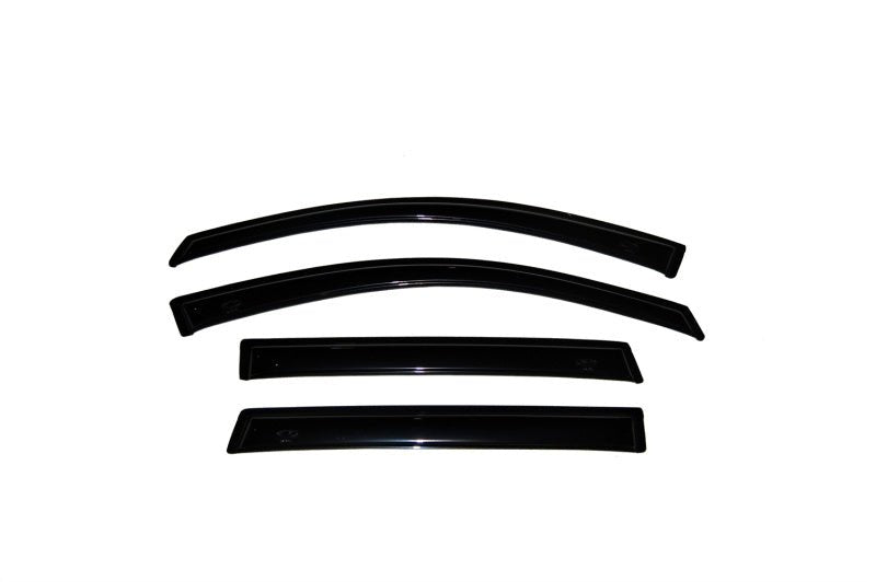 AVS - AVS 05-10 Jeep Grand Cherokee Ventvisor Outside Mount Window Deflectors 4pc - Smoke - Demon Performance