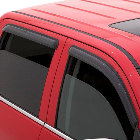 AVS - AVS 05-10 Jeep Grand Cherokee Ventvisor Outside Mount Window Deflectors 4pc - Smoke - Demon Performance