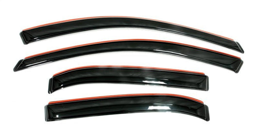 AVS - AVS 07-10 Chrysler Aspen Ventvisor In-Channel Front & Rear Window Deflectors 4pc - Smoke - Demon Performance