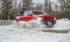 AVS - AVS 09-18 Dodge RAM 1500 Crew Cab Ventvisor Outside Mount Window Deflectors 4pc - Smoke - Demon Performance