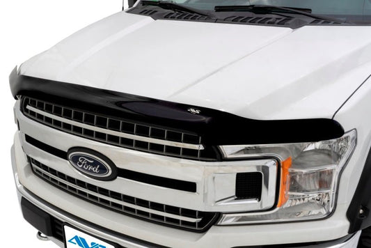AVS - AVS 09-18 Dodge RAM 1500 (Excl. Rebel Models) High Profile Bugflector II Hood Shield - Smoke - Demon Performance