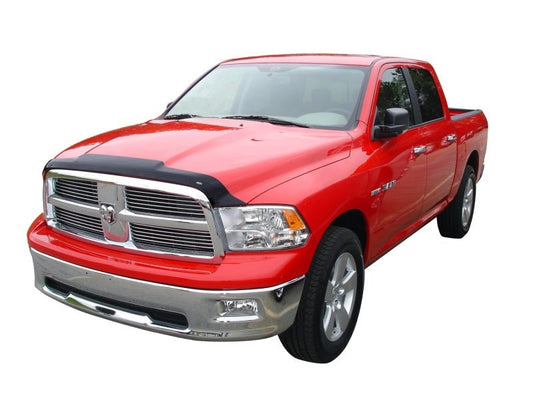 AVS - AVS 09-18 Dodge RAM 1500 (Excl. Sport/Rebel Models) Aeroskin Low Profile Acrylic Hood Shield - Smoke - Demon Performance