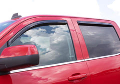 AVS - AVS 09-18 Dodge RAM 1500 Quad Cab Ventvisor In-Channel Front & Rear Window Deflectors 4pc - Smoke - Demon Performance