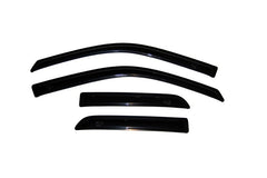 AVS - AVS 09-18 Dodge RAM 1500 Quad Cab Ventvisor Outside Mount Window Deflectors 4pc - Smoke - Demon Performance