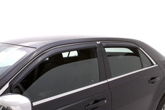 AVS - AVS 11-18 Chrysler 300 Ventvisor Outside Mount Window Deflectors 4pc - Smoke - Demon Performance