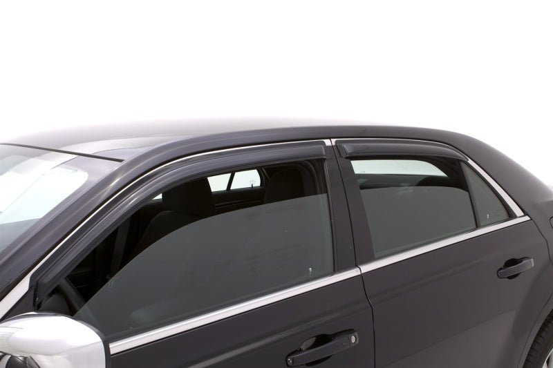 AVS - AVS 11-18 Chrysler 300 Ventvisor Outside Mount Window Deflectors 4pc - Smoke - Demon Performance