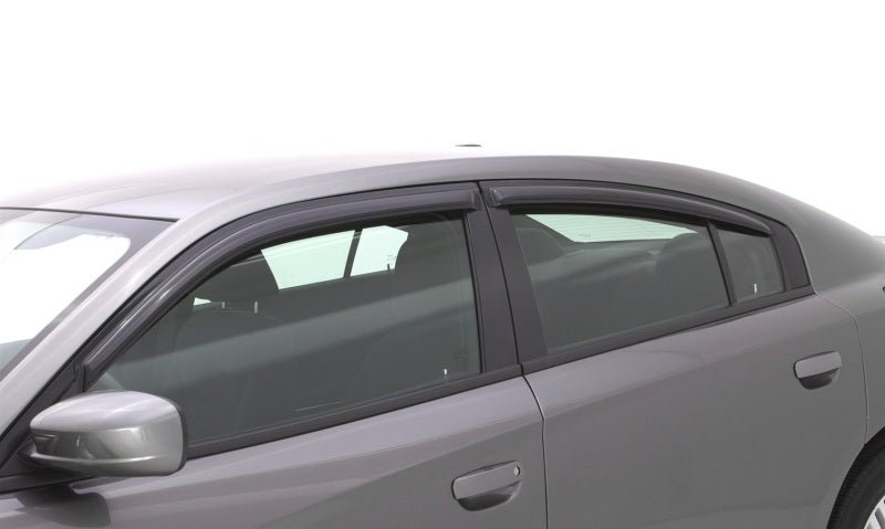 AVS - AVS 11-18 Dodge Charger Ventvisor Outside Mount Window Deflectors 4pc - Smoke - Demon Performance