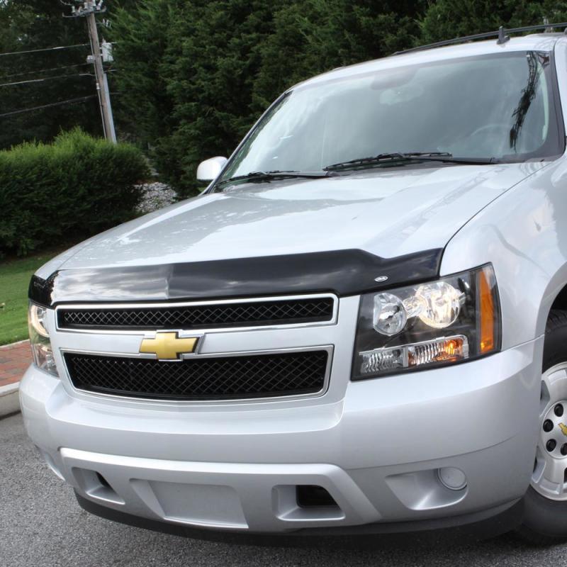 AVS - AVS 11-18 Dodge Durango Aeroskin Low Profile Acrylic Hood Shield - Smoke - Demon Performance