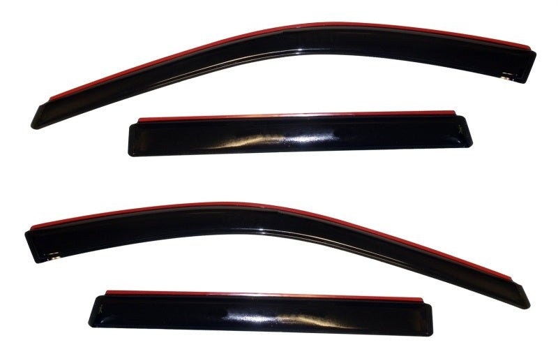 AVS - AVS 11-18 Jeep Grand Cherokee (Not L Model) Ventvisor In-Chnl FRT & RR Window Deflectors 4pc - Smk - Demon Performance
