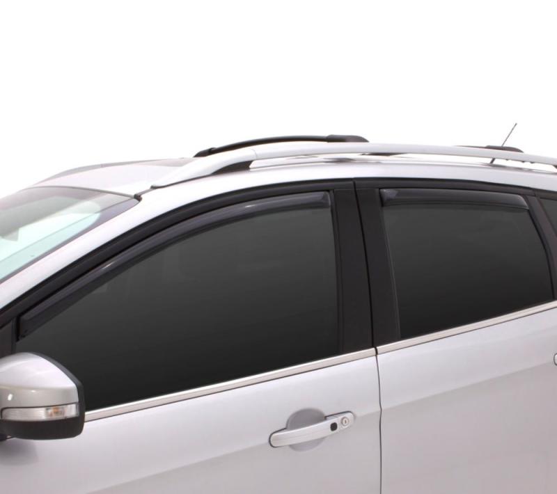 AVS - AVS 16-18 Nissan Titan XD Crew Cab Ventvisor In-Channel Front & Rear Window Deflectors 4pc - Smoke - Demon Performance