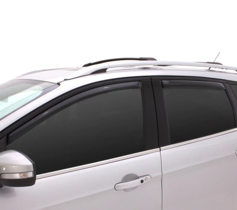 AVS - AVS 16-18 Nissan Titan XD Crew Cab Ventvisor In-Channel Front & Rear Window Deflectors 4pc - Smoke - Demon Performance