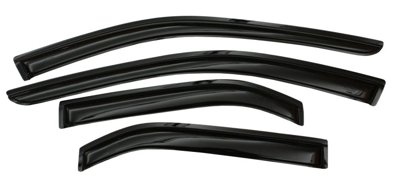 AVS - AVS 16-18 Nissan Titan XD Crew Cab Ventvisor Outside Mount Window Deflectors 4pc - Smoke - Demon Performance