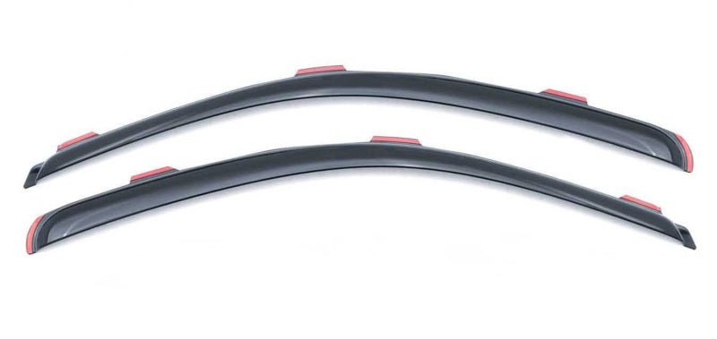 AVS - AVS 17-18 Nissan Titan Standard Cab Ventvisor In-Channel Window Deflectors 2pc - Smoke - Demon Performance