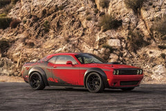 AVS - AVS 2008+ Dodge Challenger Smooth Front and Rear Fender Flares - Black (4 Pc) - Demon Performance