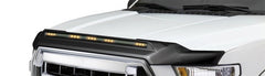 AVS - AVS 2009-2018 Dodge Ram 1500 (Excl Sport / Rebel) Aeroskin Low Profile Hood Shield w/ Lights - Black - Demon Performance