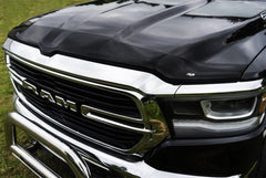 AVS - AVS 2019 Dodge RAM 1500 Aeroskin Low Profile Acrylic Hood Shield - Smoke - Demon Performance