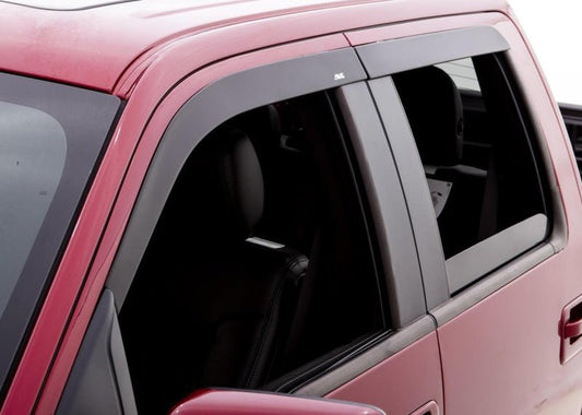 AVS - AVS 2019 Ram 1500 Crew Cab Ventvisor Low Profile Deflectors 4pc - Smoke - Demon Performance