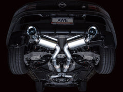 AWE Tuning - AWE 2023 Nissan Z RZ34 RWD Touring Edition Catback Exhaust System w/ Chrome Silver Tips - Demon Performance