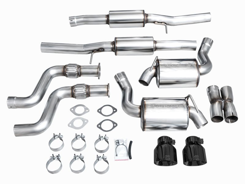 AWE Tuning - AWE 2023 Nissan Z RZ34 RWD Touring Edition Catback Exhaust System w/ Diamond Black Tips - Demon Performance