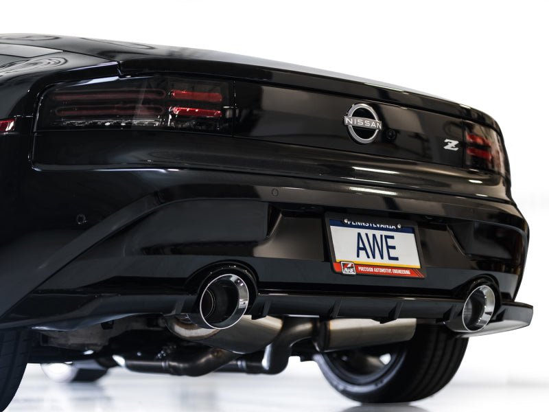 AWE Tuning - AWE 2023 Nissan Z RZ34 RWD Track Edition Catback Exhaust System w/ Chrome Silver Tips - Demon Performance