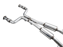 AWE Tuning - AWE 2023 Nissan Z RZ34 RWD Track Edition Catback Exhaust System w/ Chrome Silver Tips - Demon Performance