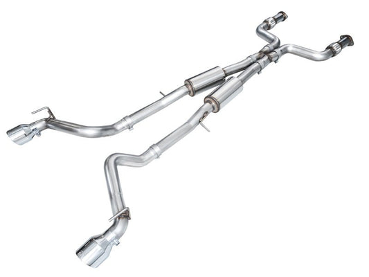 AWE Tuning - AWE 2023 Nissan Z RZ34 RWD Track Edition Catback Exhaust System w/ Chrome Silver Tips - Demon Performance