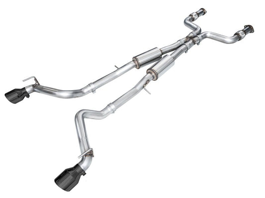 AWE Tuning - AWE 2023 Nissan Z RZ34 RWD Track Edition Catback Exhaust System w/ Diamond Black Tips - Demon Performance