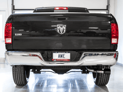 AWE Tuning - AWE Tuning 09-18 RAM 1500 5.7L (w/Cutouts) 0FG Dual Rear Exit Cat-Back Exhaust - Chrome Silver Tips - Demon Performance