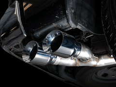 AWE Tuning - AWE Tuning 09-18 RAM 1500 5.7L (w/Cutouts) 0FG Dual Rear Exit Cat-Back Exhaust - Chrome Silver Tips - Demon Performance