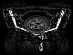 AWE Tuning - AWE Tuning 09-18 RAM 1500 5.7L (w/Cutouts) 0FG Dual Rear Exit Cat-Back Exhaust - Chrome Silver Tips - Demon Performance