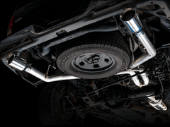 AWE Tuning - AWE Tuning 09-18 RAM 1500 5.7L (w/Cutouts) 0FG Dual Rear Exit Cat-Back Exhaust - Chrome Silver Tips - Demon Performance