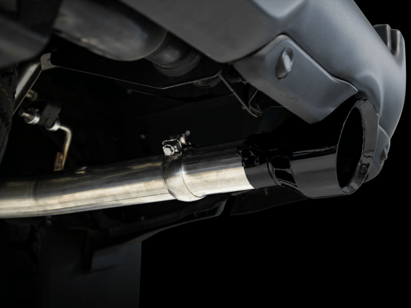 AWE Tuning - AWE Tuning 09-18 RAM 1500 5.7L (w/Cutouts) 0FG Dual Rear Exit Cat-Back Exhaust - Diamond Black Tips - Demon Performance
