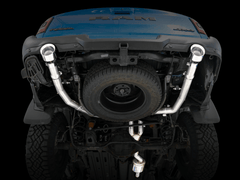 AWE Tuning - AWE Tuning 19-21 RAM 1500 5.7L (w/Cutouts) 0FG Dual Rear Exit Cat-Back Exhaust - Chrome Silver Tips - Demon Performance