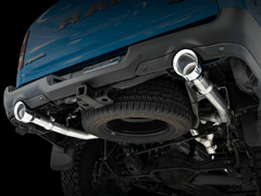 AWE Tuning - AWE Tuning 19-21 RAM 1500 5.7L (w/Cutouts) 0FG Dual Rear Exit Cat-Back Exhaust - Chrome Silver Tips - Demon Performance