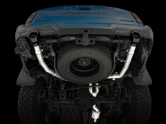AWE Tuning - AWE Tuning 19-21 RAM 1500 5.7L (w/Cutouts) 0FG Dual Rear Exit Cat-Back Exhaust - Diamond Black Tips - Demon Performance