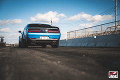 AWE Tuning - AWE Tuning 2015+ Dodge Challenger 6.4L/6.2L SC Track Edition Exhaust - Quad Chrome Silver Tips - Demon Performance