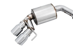 AWE Tuning - AWE Tuning 2018+ Ford Mustang GT (S550) Cat-back Exhaust - Touring Edition (Quad Chrome Silver Tips) - Demon Performance