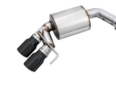 AWE Tuning - AWE Tuning 2018+ Ford Mustang GT (S550) Cat-back Exhaust - Touring Edition (Quad Diamond Black Tips) - Demon Performance