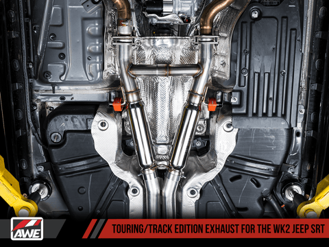 AWE Tuning - AWE Tuning 2020 Jeep Grand Cherokee SRT Track Edition Exhaust - Chrome Silver Tips - Demon Performance