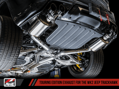 AWE Tuning - AWE Tuning 2020 Jeep Grand Cherokee SRT/Trackhawk Touring Edition Exhaust - Use w/Stock Tips - Demon Performance