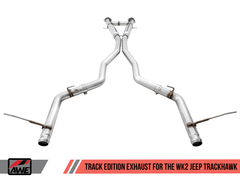 AWE Tuning - AWE Tuning 2020 Jeep Grand Cherokee SRT/Trackhawk Track Edition Exhaust - Use w/Stock Tips - Demon Performance